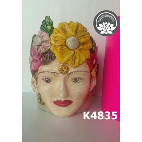 Floral Women 'S Flower Pot Silicone Mold