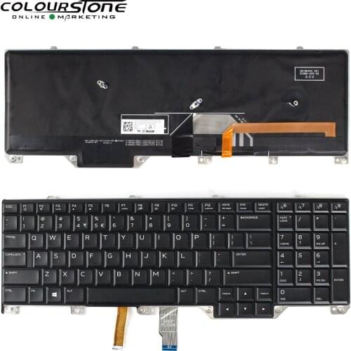 US Laptop Keyboard For Dell Alienware 17 M17 R4 R5 P31E NSK-EE1BC CN-0X46WH DFS00 PK1326T1B45 English Black With Backlit