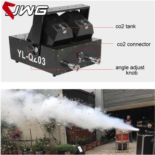 Confetti Machine 100W Stage Effect Co2 Spraying Confetti Machine Blower Cannon For Party