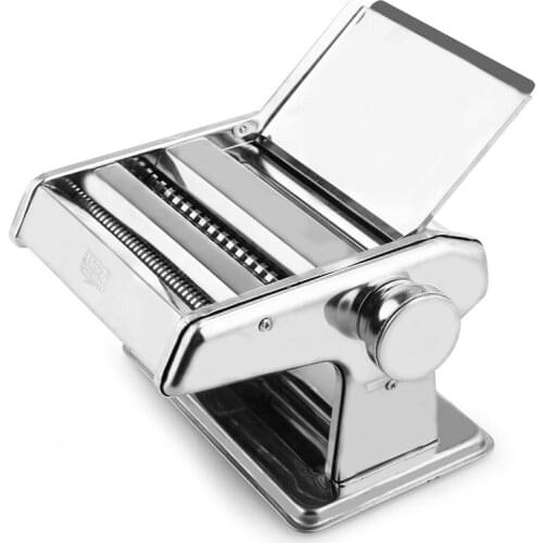 Small Household Pasta Machine Two Knives Multi-Kinetic Energy Manual Noodle Machine Stainless Steel Household Kitchen Tools