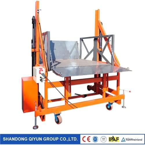 Qiyun Mobile Loading and Unloading Machine 2 Tons Forklift Loading and Unloading Lifting Platform with CE