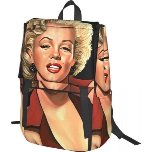 Marilyn Monroe Backpack for Girls Boys Travel RucksackBackpacks for Teenage school bag