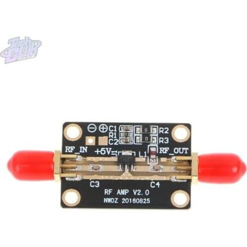 Ultra-low Noise Broadband Amplifier High Linearity LNA 0.05-4GHz NF=0.6dB RF FM HF VHF / UHF Ham Radio Modules