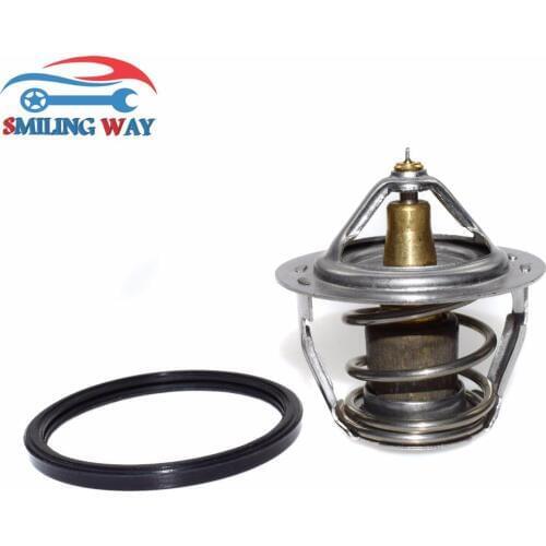 SMILING WAY Coolant Thermostat & Seal For Subaru Outback Legacy 1990-2011, Impreza 1993-2011, Forester 1998-2011, Baja 2003-2006