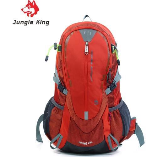 Jungle King 2017 new hiking nylon anti-tear waterproof outdoor climbing bag sports backpack 40L camping package student bag