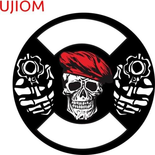 UJIOM Skull Door Sticker Decor Poster Moisture Proof Living Room Decor Bedroom Accessories Cartoon Vinyl Wall Stickers