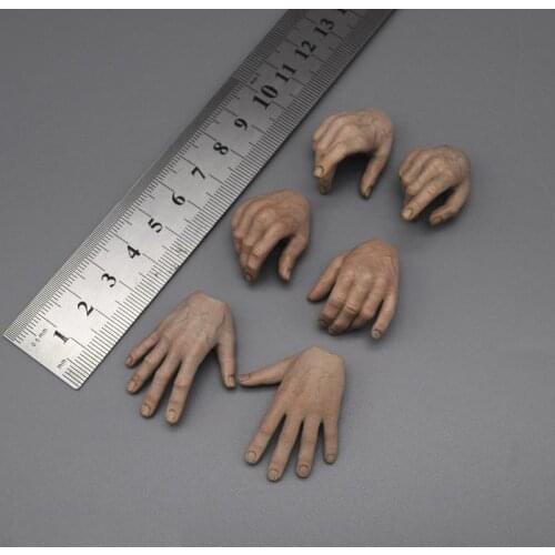 In Stock For Sale HT Wars Of Star 6PCS Hand Model Emperor Old Man Zombie Hand For Fans Collection