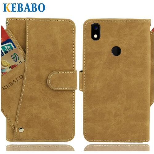 Vintage Leather Wallet Xtouch X10 Case 5.8" Flip Luxury 3 Front Card Slots Cover Magnet Stand Phone Protective Bags