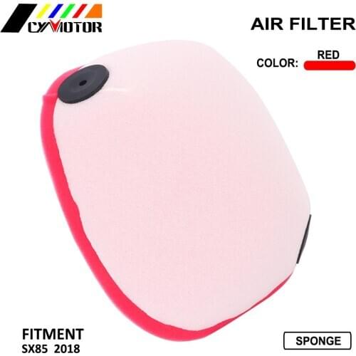 For KTM SX85 SX 85 2018 Motorcycle Air Filter Cleaner Intake Sponge Motorcross
