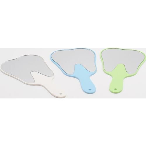 Fashionable Cute Gift Dental Mirror Plastic Handle Mouth Mirror Tooth Care For Dentist Lab