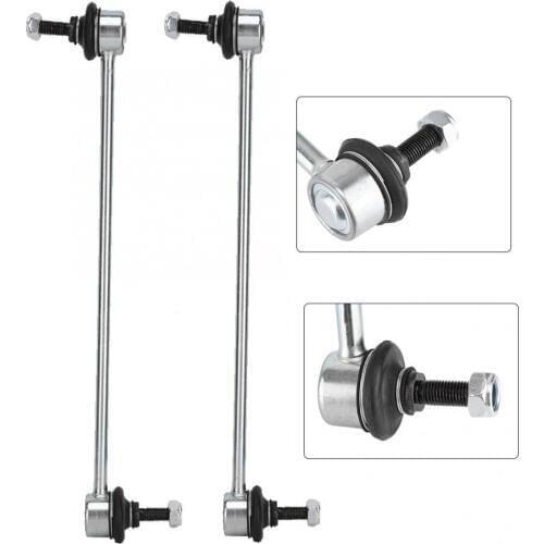 1 Pair Front Stabiliser Anti Roll Bar Drop Links for Peugeot 307 308 5008 Partner RCZ 508778 508777, 508764 Stainless Steel