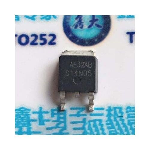 10PCS/LOT D14N05 14N05L TO252 RFD14N05L In Stock
