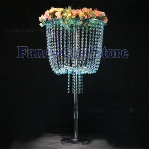 2018 Acrylic Crystal Wedding Centerpiece / Table Centerpiece 80cm Tall * 40cm Diameter