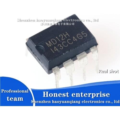 Original genuine MD12H straight plug DIP8 12W switching power supply chip PWM controller