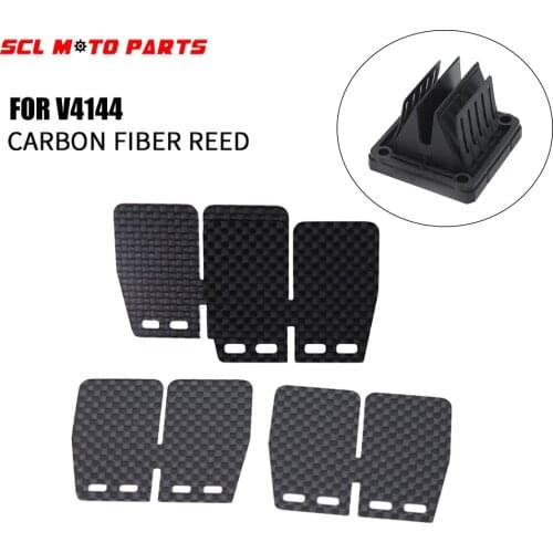 ALconstar-V4144-1 Intake Reed Valve Carbon Fiber Reed Plate For Yamaha YFZ350 Banshee350 RX135 RXZ135 YZ125 DT175 RD350 10/20pcs