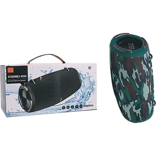 KM-307 Bluetooth Speaker Wireless Bass Column Outdoor USB Speakers Loudspeaker