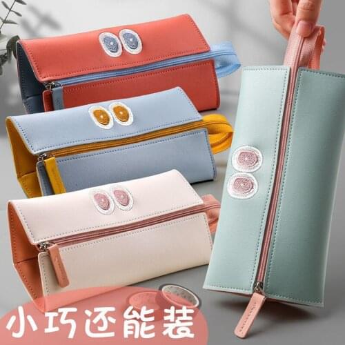 4 Colors Large Capacity Pencil Case Kawaii Pencilcase School Pen Case Supplies Pencil Bag School Box Pencils Pouch Stationery