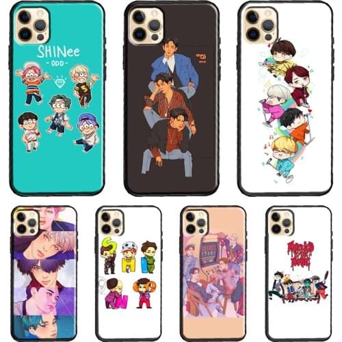 SHINee Cute Kpop Case For iPhone 11 Pro Max XS X XR 8 7 Plus SE 2020 Cover For iPhone 12 Pro Max mini