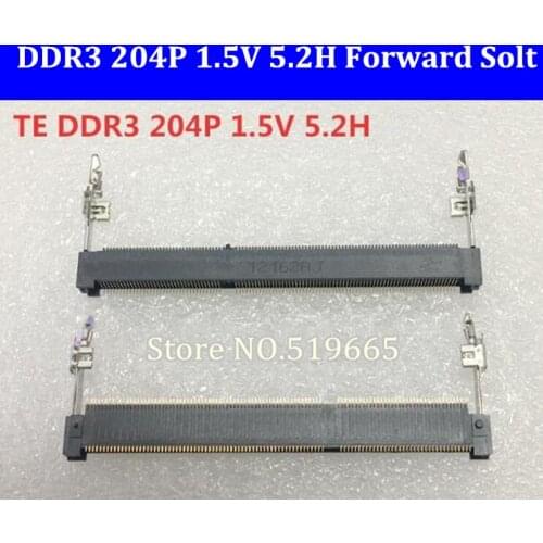 1.5V DDR3 204P 5.2H forward notebook laptop memory slot outlet socket