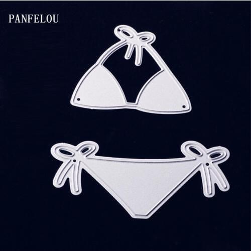 PANFELOU Hot swimsuit Scrapbooking card album paper metal craft party decor stencils punch cuts dies cutting
