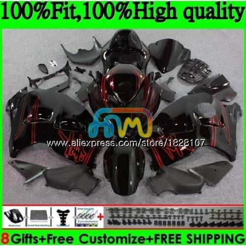 Injection For SUZUKI Hayabusa GSXR 1300 GSXR-1300 57BS.274 GSXR1300 08 13 14 15 16 2008 Black red 2013 2014 2015 2016 Fairing