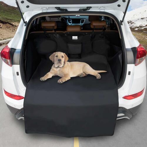 Dog Car Trunk Mat Hammock Boot Pet Seat Cover Barrier Protect Floor Non-slip Foldable Waterproof Dirt Resistant Rear Seat