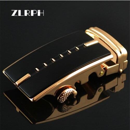 ZLRPH Fashion Designer Belts High quality alloy buckle for Not belt body Sliding Buckle Ratchet Luxury Men Automatic buckle