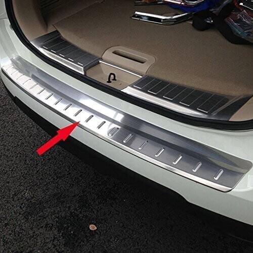 Stainless Steel Rear Bumper Sill Plate Guard Cover Trim Fit For Nissan Rogue 2015 2016 / Nissan X-Trail Rogue T32 2014 2015