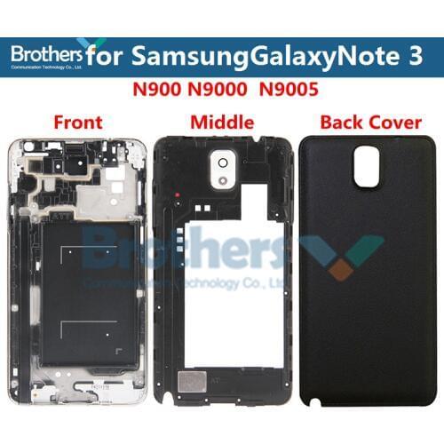 Front Frame for Samsung Galaxy Note 3 Middle Frame Middle Bezel N900 N9000 N9005 Battery Housing Back Cover Screen Holder Top