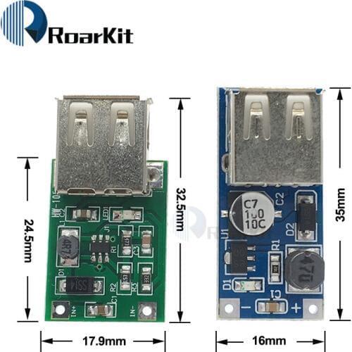DC-DC Boost Module (0.9V ~ 5V) 600mA Boost Converter Step Up Module USB Mobile Power Boost Board TP4056 18650