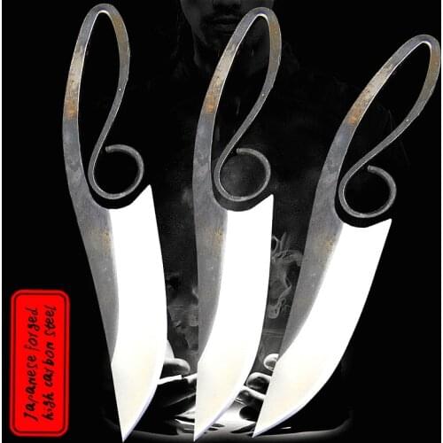 DEHONG 440C spring steel satin straight knife, sharp hunting knife, tactical survival knife, Chinese collection knife