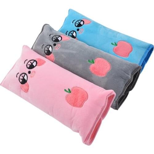 Lovely Cartoon Fruit Car Car Seat Belt Cover Vehicle Kids Safety Seat Belt Soft Velvet Cotton Shoulder Pads Cover