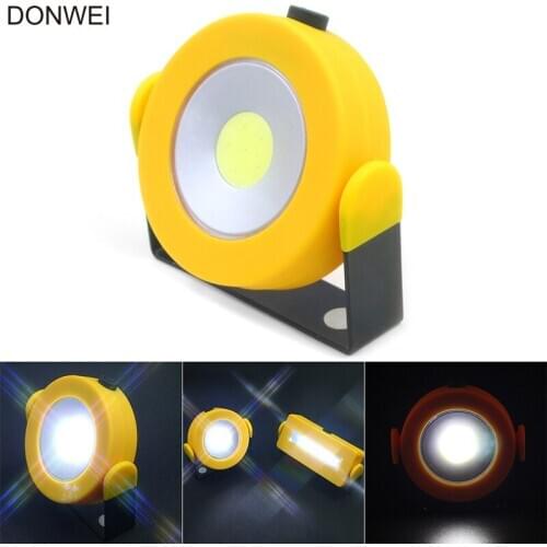 Super Bright COB LED Night Light Work Lights 3 Files Adjust Projection lamp for Workshop Outdoor Fishing Camping Lighting