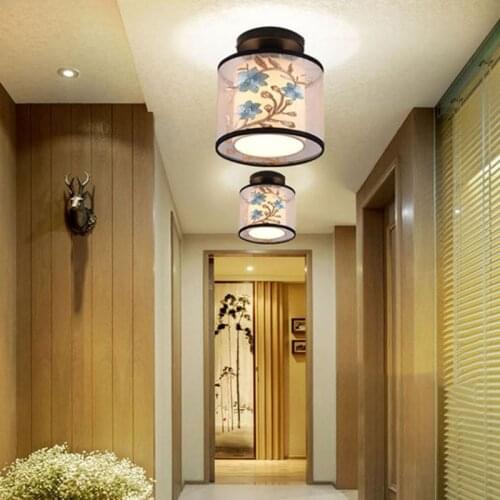 4 Types Chinese Style LED Light Fixtures Ceiling Ceiling Lamp Classic Vintage Chinese Led Hanging M13