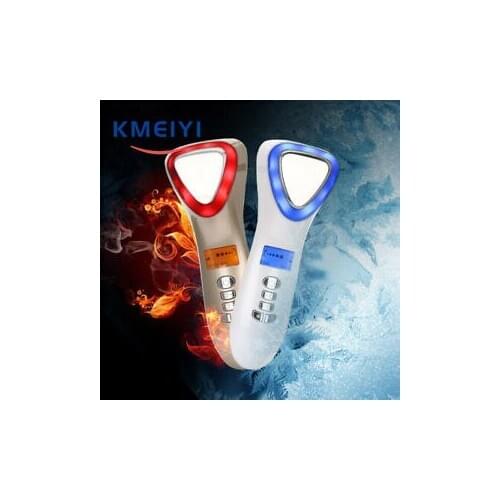 Cold & Hot Hammer LED Light Therapy Anti Wrinkle Skin Whitening Face Massager