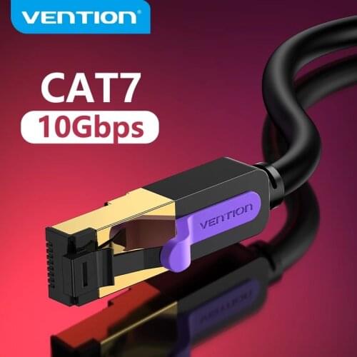 Vention Ethernet Cable Cat 7 Lan Cable STP RJ45 Network Cable for Compatible Patch Cord for Computer Router Laptop Network Cable