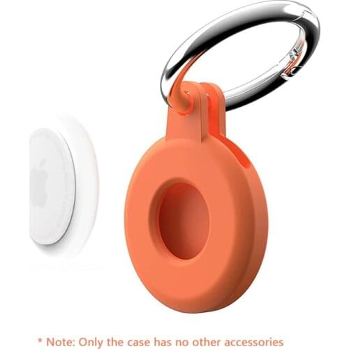 High quality Original Liquid Silicone Case For Apple 2021 AirTags Tracker Anti-Lost Device Keychain For Air Tag Protective Cover
