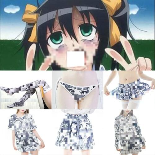 Japanese Anime Girls Cosplay Props Sweatshirt Pullovers Stockings Cartoon Printed Lolita Velvet Costume sets Girl Christmas Gift