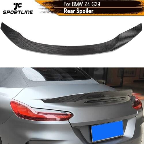 Rear Trunk Spoiler for BMW Z4 G29 Convertible 2019 - 2021 Carbon Fiber Rear Trunk Spoiler Boot Lip Wing Lid