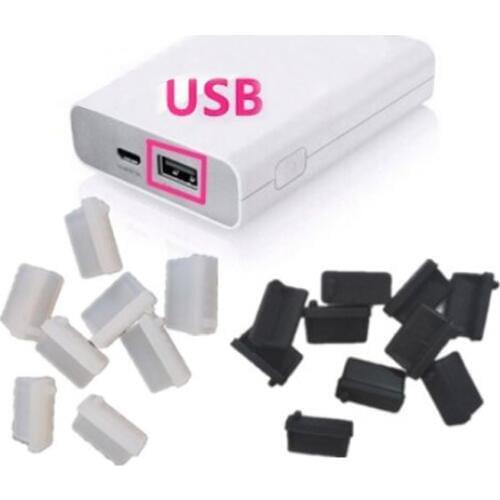 10-500pcs USB Hole Plug USB Dust Cover USB Master Dust Cap Silicone Plug Protection Plug