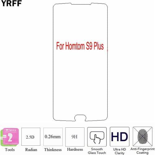 2PCS 2.5D 0.25mm 9H Tempered Glass Screen Protector Protective Film For Homtom s9 plus Free Tools