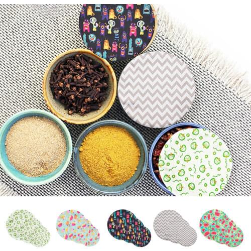 3Pcs Elastic Stretch Lids Reusable Airtight Food Wrap Covers Keeping Fresh Seal Bowl Stretchy Wrap Cover Kitchen Cookware