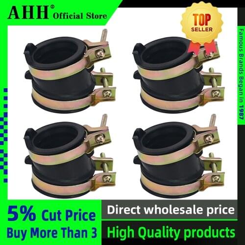 4PCS Carburetor Install Adapter Interface Carburetter Manifold Intake Pipe Connector Glue For Honda CB Hornet JADE 250 Hornet250