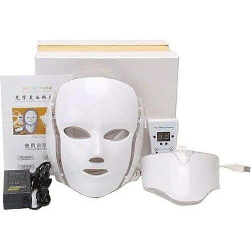 7 Colors Chromotherapy Luxury Spa Luminotherapy Facial Massage Equipment Beauty Light Led Facial Mask Instrument