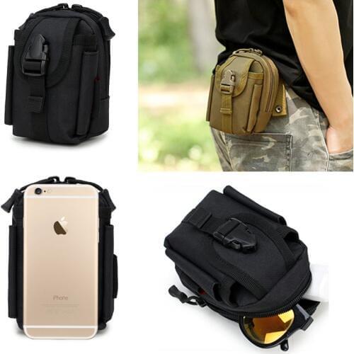 Protector Plus Army Military EDC Hunting Bag Outdoor Utility Belt Bags Tactical Waterproof Oxford Waist Pack