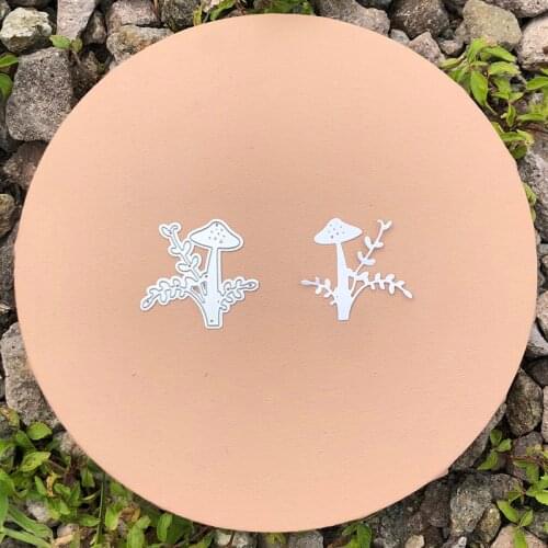 CH 2021 New Arrival Cute Mushroom Stencil Metal Cutting Dies For Scrapbooking Practice Hands-on DIY Album Card Handmade Tools