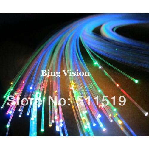 Colorful Star ceiling kit, 350 pcs 0.5 PMMA optic fiber 1.5m long , chasing and flash effect 5 color 4W LED light engine