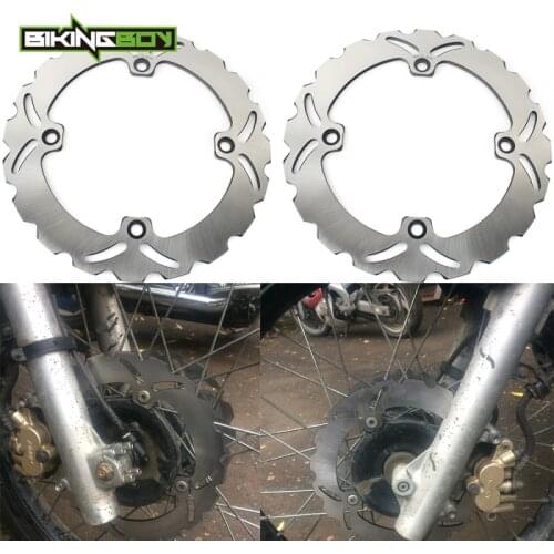 BIKINGBOY for Honda XLV 600 TRANSALP 97 98 99 XLV650 00-07 XLV 700 / ABS 08 09 10 11 12 CB450S 85-89 Front Brake Disc Rotor Disk