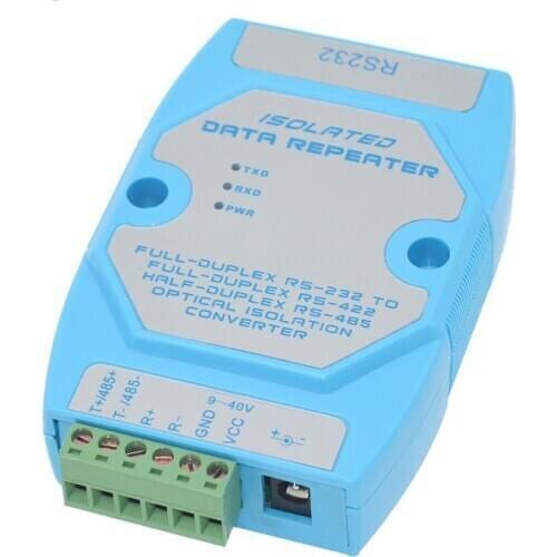 232 turn 485/422 photoelectric isolation converter, active lightning protection, RS232 to RS485/RS422 bidirectional conversion