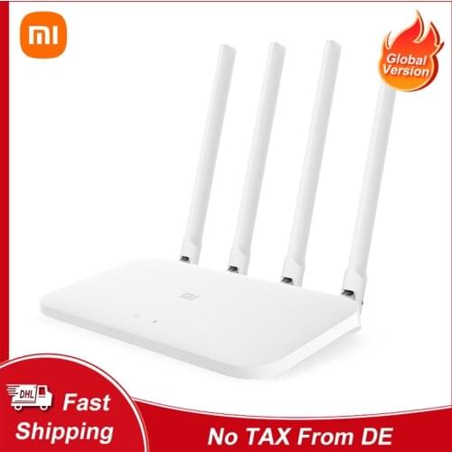 Global Version Xiaomi Mi Router 4A 100M Edition AC1200 Router 2.4GHz 5GHz Dual Band WiFi Router 64MB 4 Antennas High-Speed APP